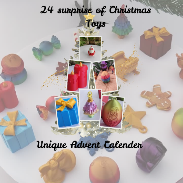 Festive Fun Christmas Advent Calendar 24 Surprise Toys - Image 2