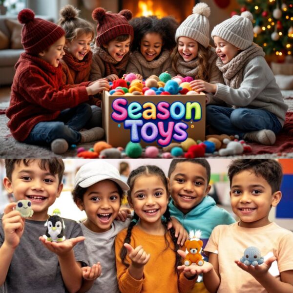 Advent Calendar with 24 Surprise Knitted-Style 3D Printed Toys – Holiday Gift for Kids & Collectors - Image 5