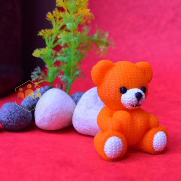Knitted Teddy Bear Valentine - Image 2