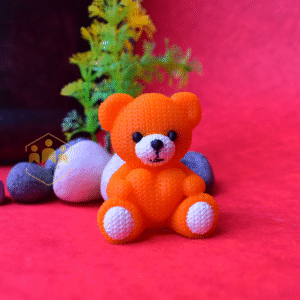 Knitted Teddy Bear Valentine