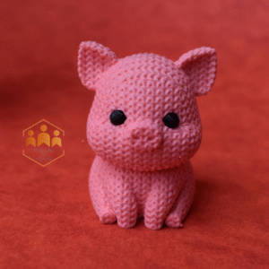 Knitted Pig