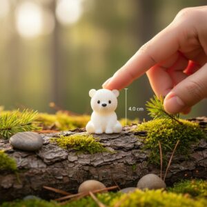 Knitted Baby Polar Bear