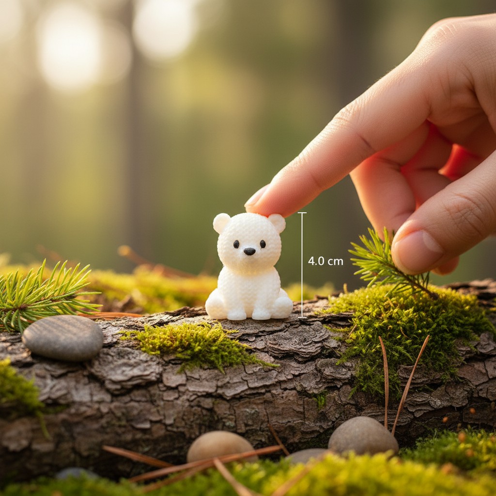 Knitted Baby Polar Bear