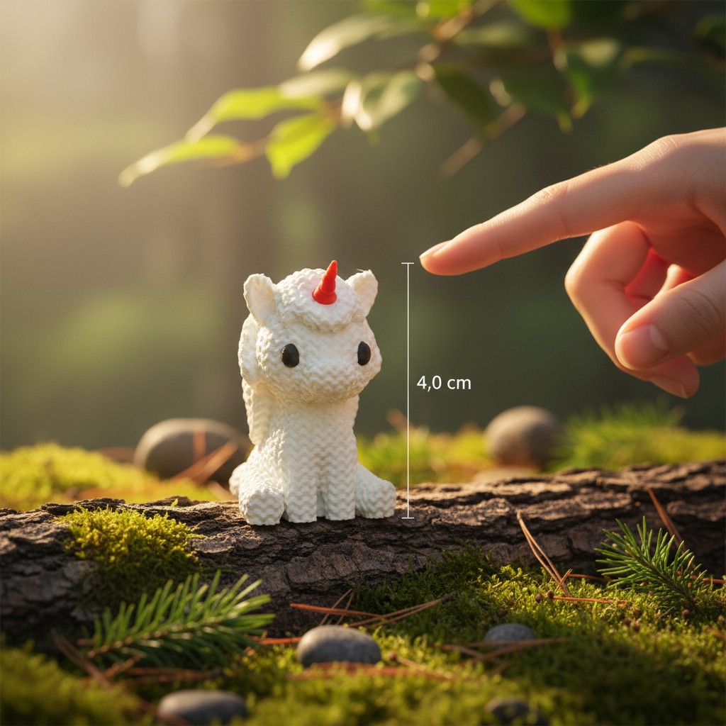 Knitted unicorn