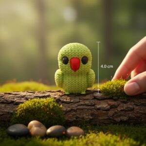 Knitted Parrot