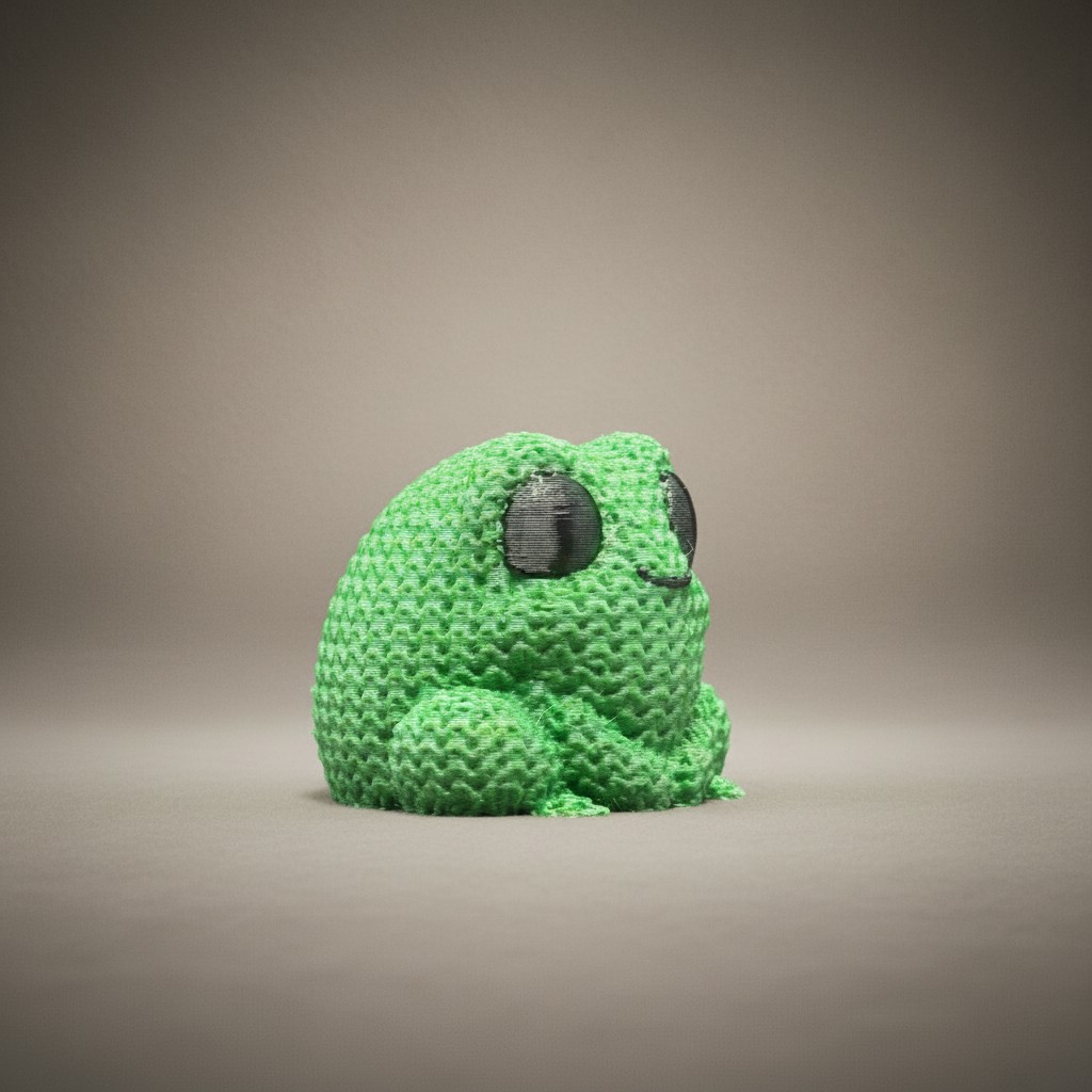 Knitted Frog - Image 3