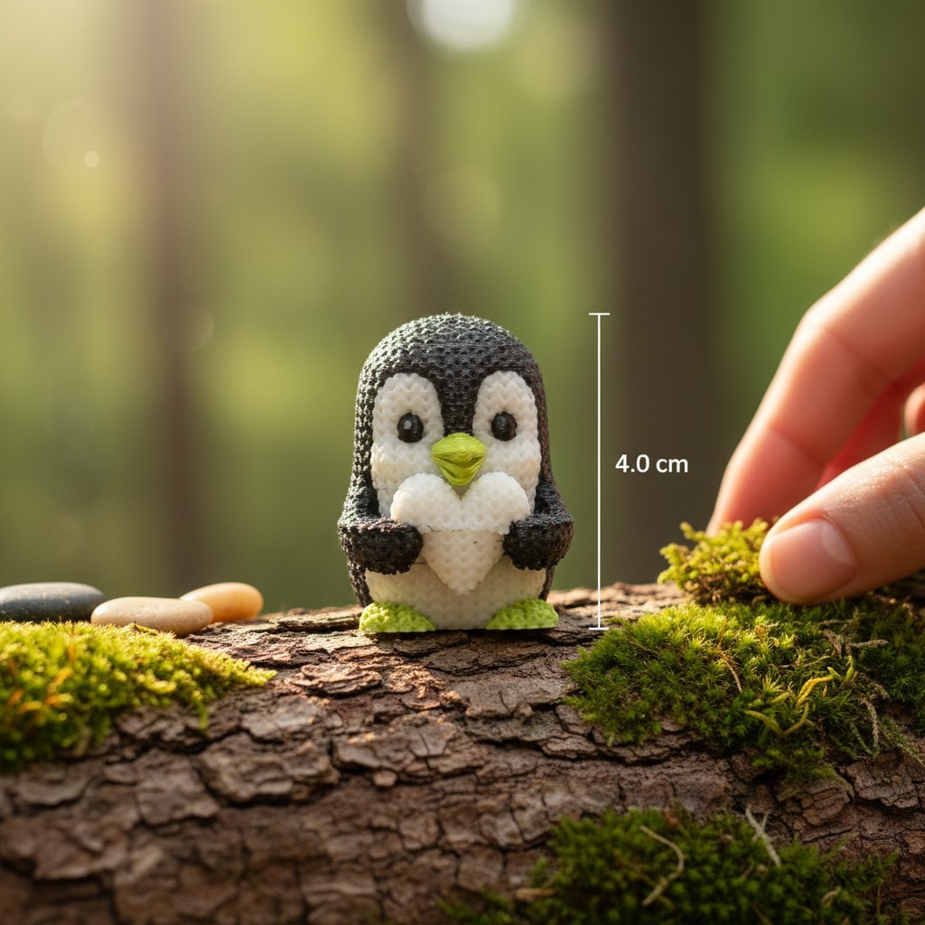Knitted Penguin