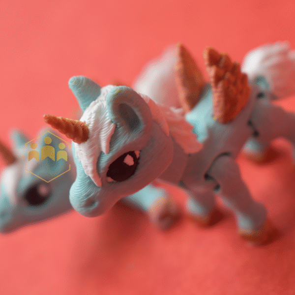 Articulated Flexi Tiny Alicorn - Image 4