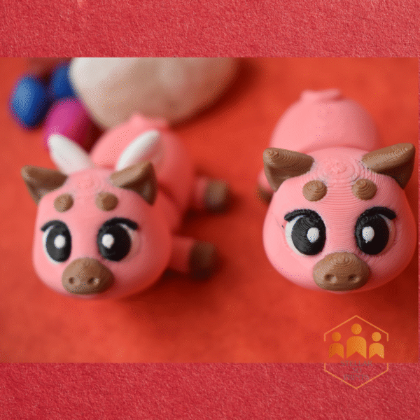 Articulated Flexi Angel Piglets - Image 2