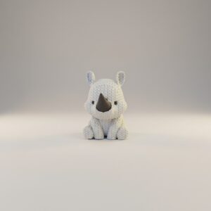Knitted Rhino