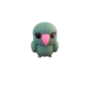 Knitted Parrot