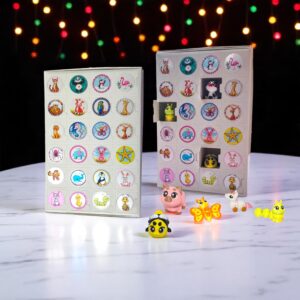 24-Day Surprise Countdown Calendar with Articulated Flexi Toys – 3D Printed Fidget Figures for Kids & Collectors