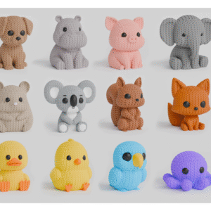 Knitted Bundle Mini Toys