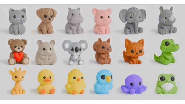 Knitted Bundle Mini Toys