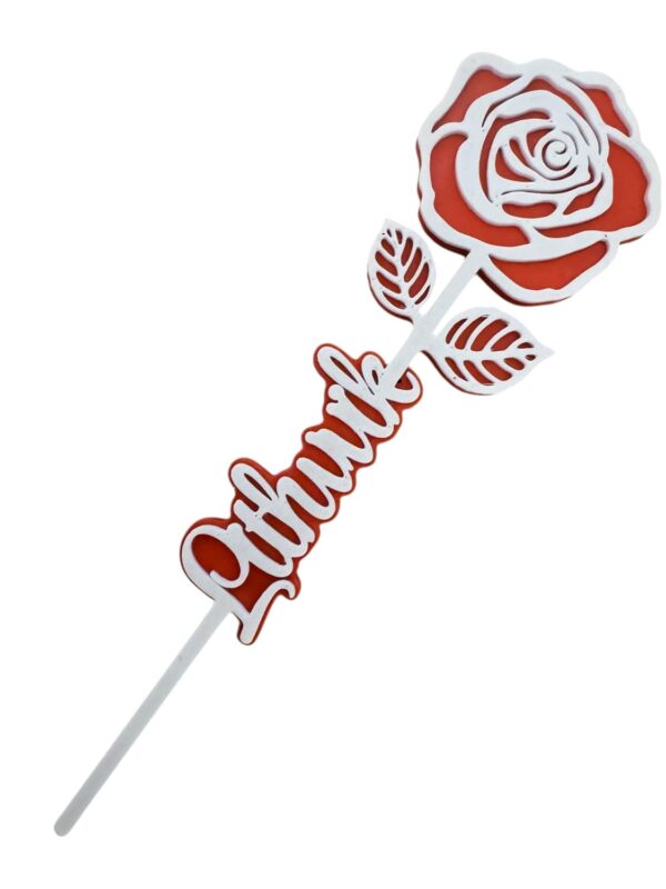 Personalized Name with Roses - Image 5