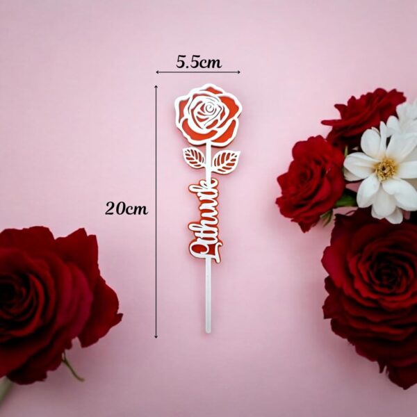 Personalized Name with Roses - Image 3