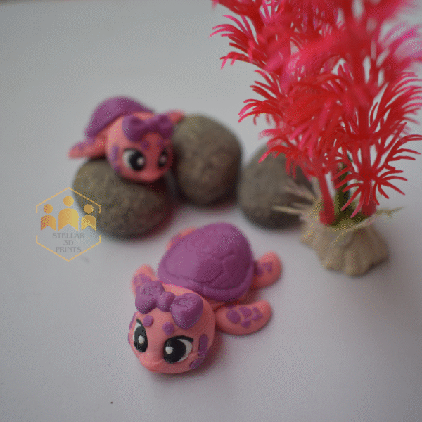 Articulated Flexi Tiny Female Turtle - Image 2
