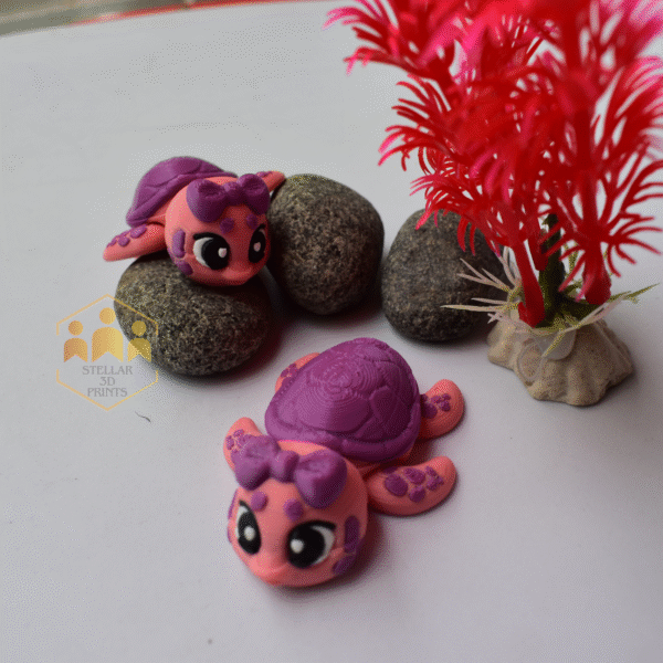 Articulated Flexi Tiny Female Turtle - Image 3