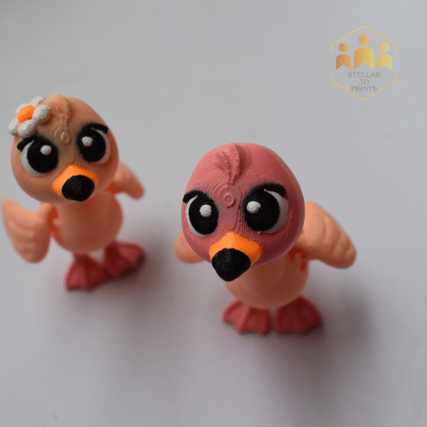 Articulated Flexi Flamingo Pair