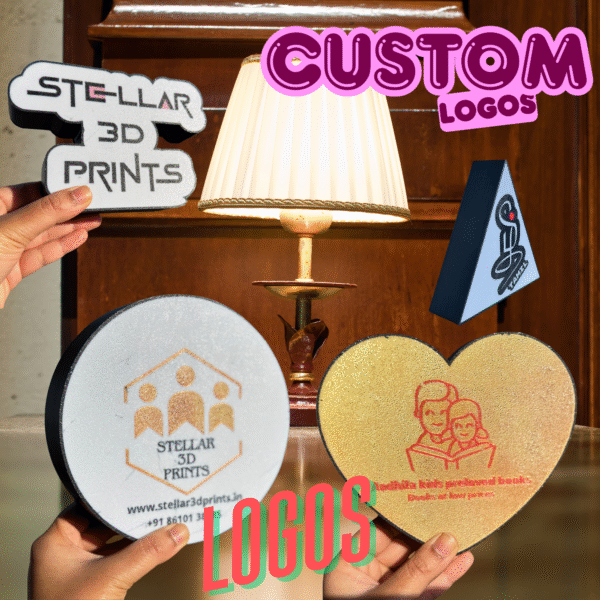 Custom 3D Printed Tabletop Logo Decor – With or Without Light | Personalized Name, Logo, or Art - Image 2