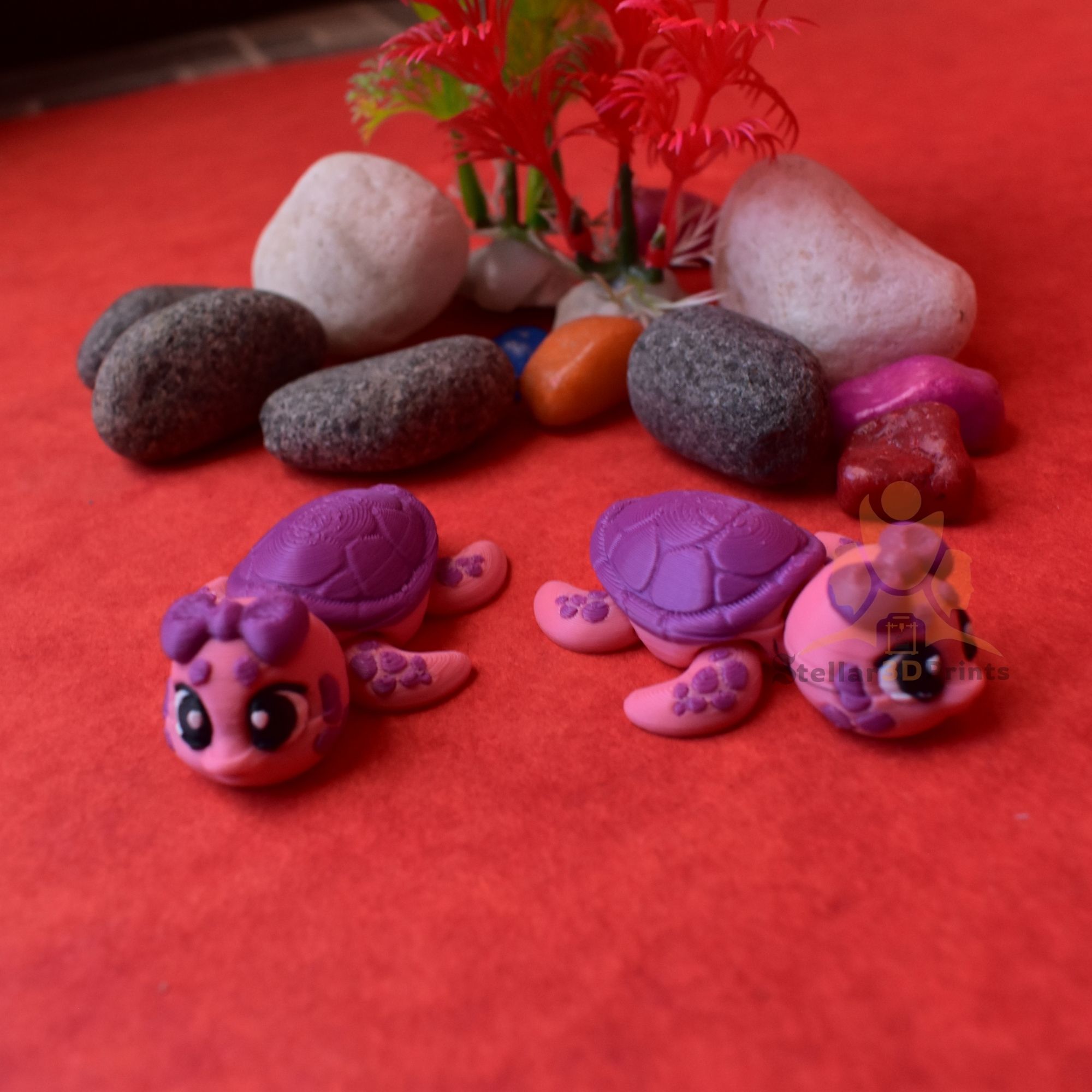 Articulated Flexi Tiny Female Turtle - Image 2