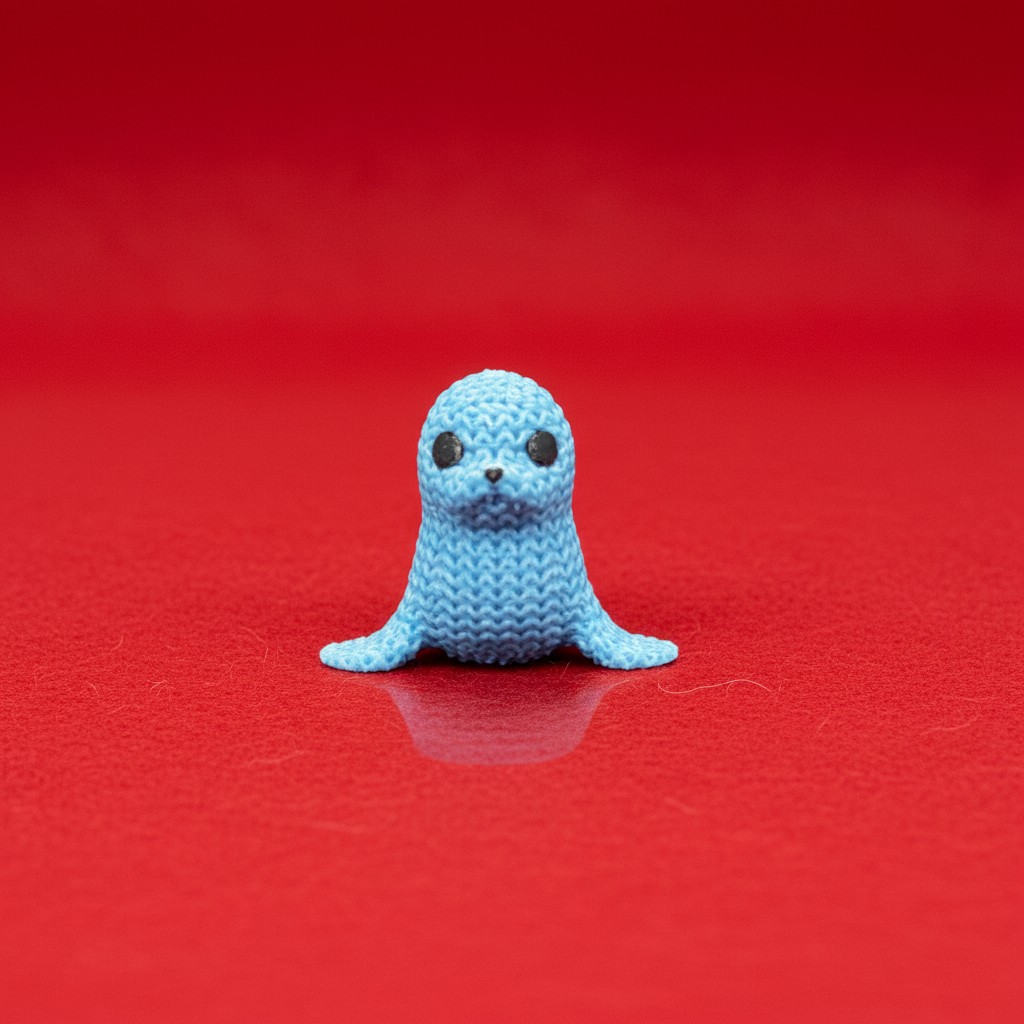 Knitted Sea Dolphin - Image 2