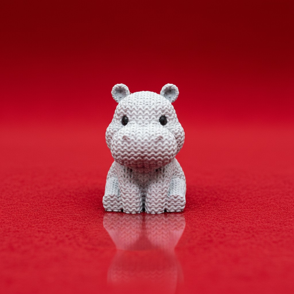 Knitted Hippo - Image 2